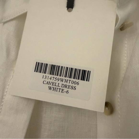 NWT Reformation Collection Cavell Dress in White - Picture 5 of 7